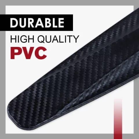 Bumper Guard Carbon Pelindung Bemper Mobil Set 2 pcs Strip perlindungan anti-kolasi bumper depan dan belakang/stiker perlindungan dekorasi tubuhPelindung Bemper Mobil Car Bumper Guard Universal