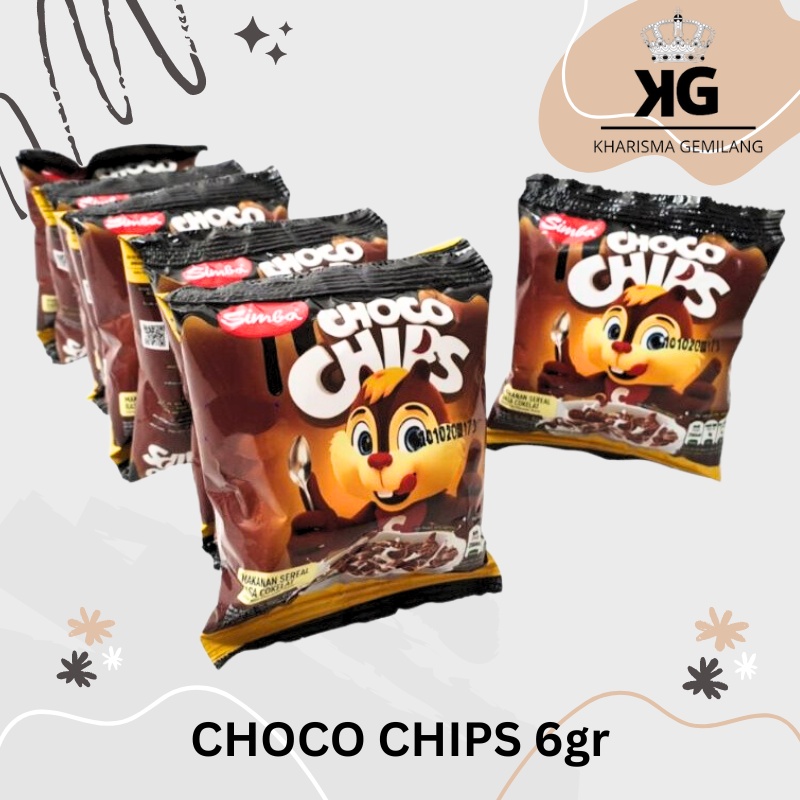 

KG - SIMBA CHOCO CHIPS 6gr 1 Renceng isi 10 Snack Coklat Murah Cemilan Anak Biskuit