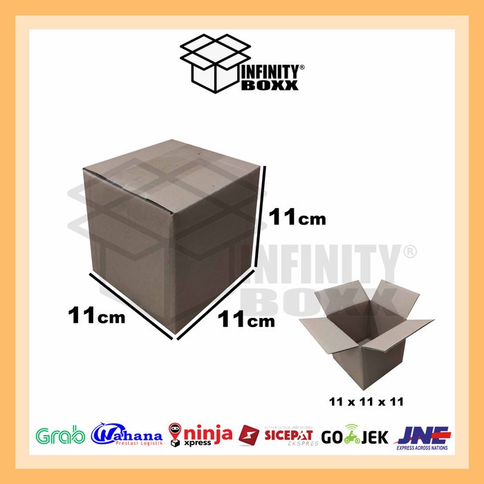 

kotak kardus box packing uk 11x11x11 POLOS SHEET