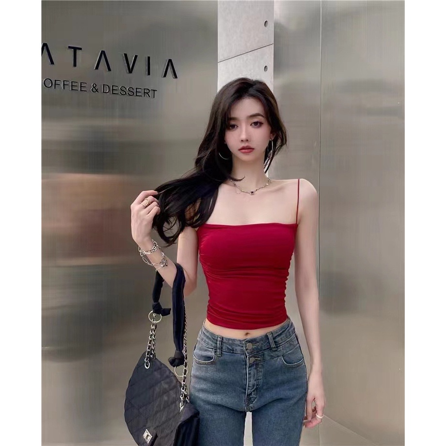 WINGALERY Tanktop Bra Fashion Wanita Tanpa Kawat Pakaian Dalam Wanita Import Premium 1143