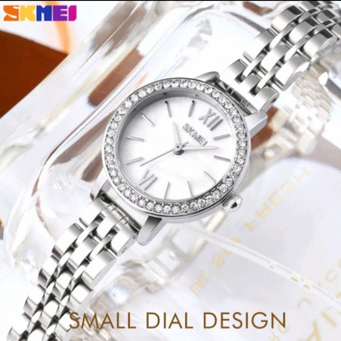 Jam skmei 1711 original garansi Jam tangan wanita skmei 1711 rantai - silver