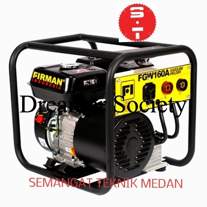 Berkualitas FGW160A MESIN LAS GENSET LAS BENSIN GENERATOR WELDER FIRMAN FGW 160 A HBJ690