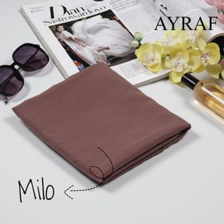 Kerudung Hijab Segiempat Paris Premium warna coklat milo/Hijab Segiempat Terbaru Paris Premium warna