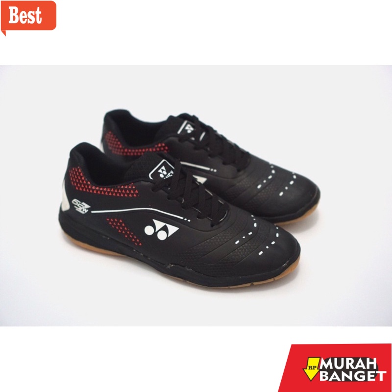 Sepatu bulu tangkis terbaru- Sepatu Badminton Pria Yonex 65w Sol Karet Non Marking Anti Slip Murah B