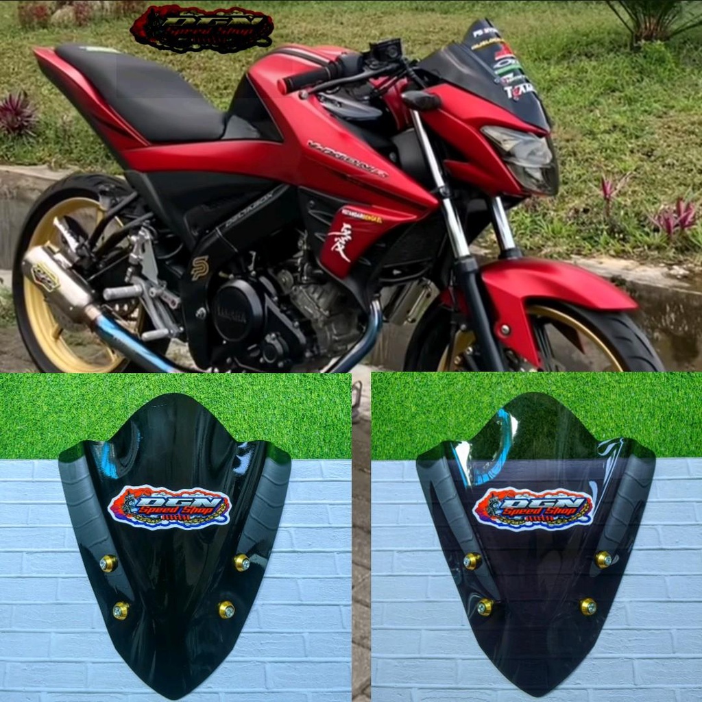 VISOR YAMAHA VIXION R 155 VVA MODEL TERBARU WINDSHIELD VIXION R 155 VVA