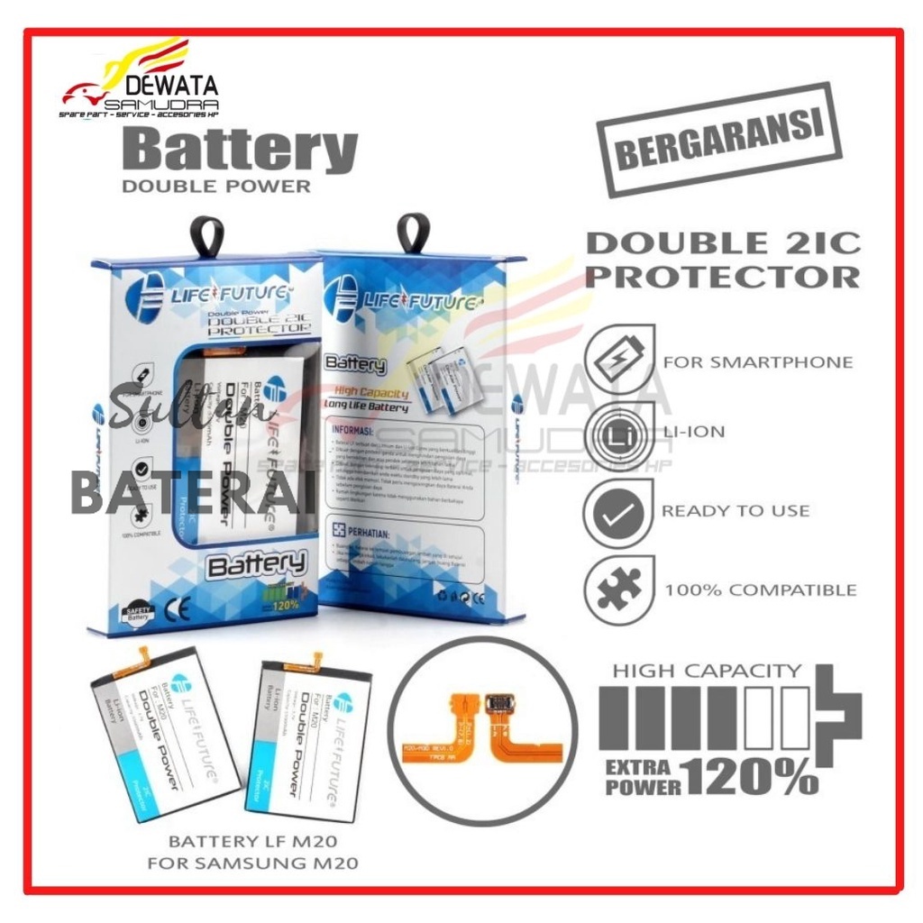 Baterai - Batrai - Battery Samsung Galaxy M20 Life Future ( SULTAN BATERAI )