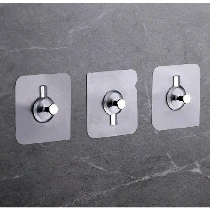 BUY TEMPELAN HOOK PAKU GANTUNGAN MAGIC TEMPEL DINDING TANPA BOR