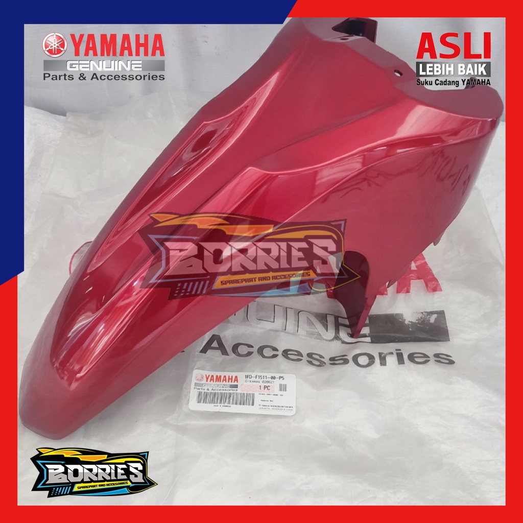 SPAKBOR DEPAN FORCE F1 MERAH MARUN 1FD-F1511-00-P5 ORI YAMAHA