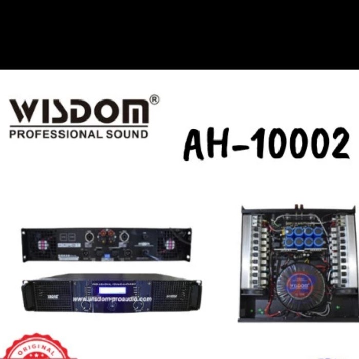 POWER AMPLIFIER WISDOM AH10002 ORIGINAL POWER WISDOM AH 10002