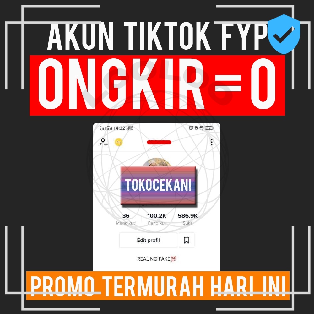 Akun Tiktok Followers Follower Folower Aktif Fyp Murah Real Live e10 10k 50k 100k 150k 200k 300k GARANSI Monks