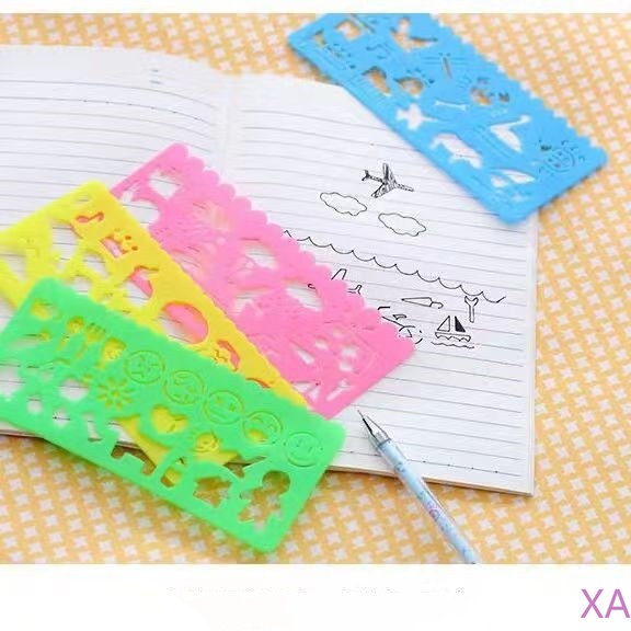 

Belajar menggambar penggaris pola anak / penggaris plastik pola gambar perlengkapan sekolah