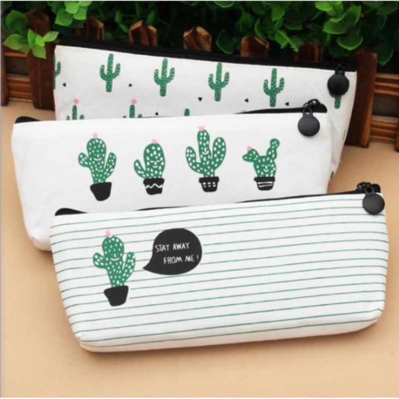 

GAEBOOK || Tempat Pensil Kaktus Korean Style Bahan Kanvas Murah Malang GP02
