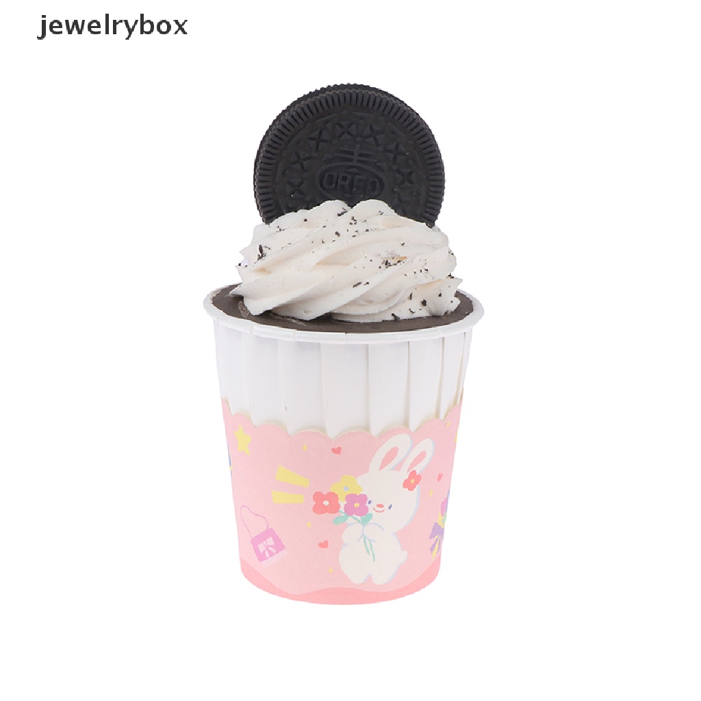 [jewelrybox] 50pcs Cupcake Paper Cup Muffin Cake Cup Untuk Pesta Pernikahan Pembungkus Kue Case Butik