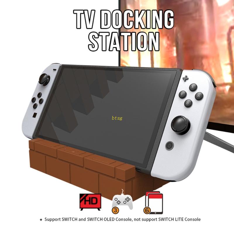 Btsg Replaced TV Docking Station Adapter Aksesori Gaming Untuk Switch