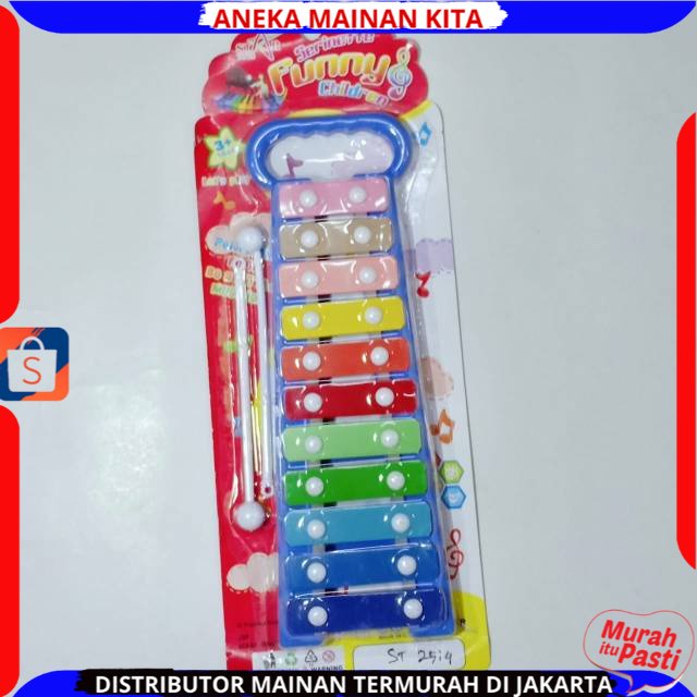 ( BISA COD ) PROMO ST2514 Mainan Anak Musik Pukul KIDS XYLOPHONE / funny xylophone Gamblang Xilophone Kolintang Kulintang