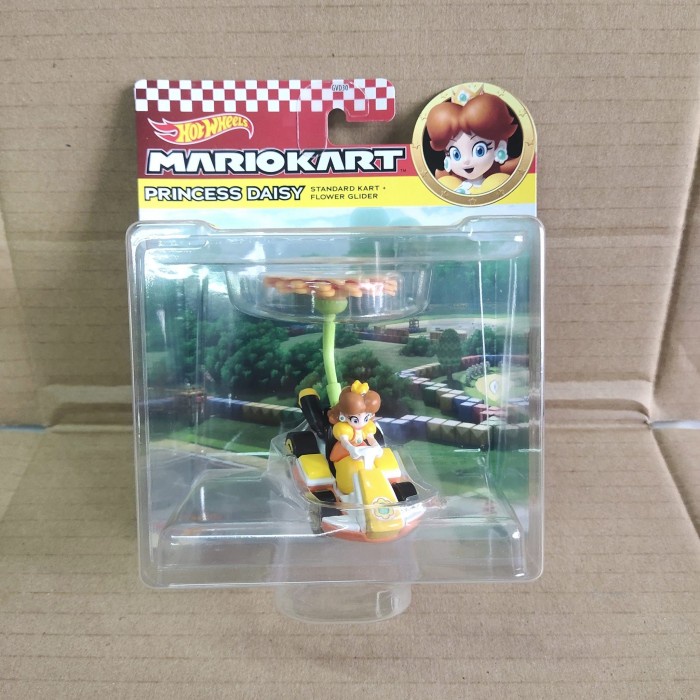 Hotwheels Mario Kart Princess Daisy Standard Kart Flower Glider