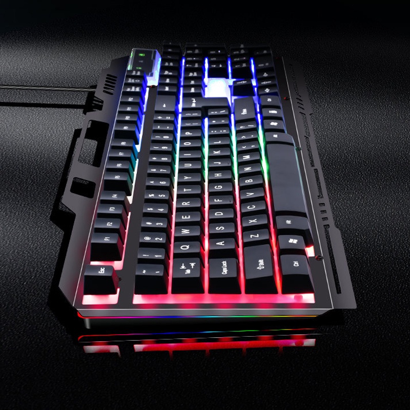 【COD】Gaming Keyboard Dan Mouse RGB Gaming USB Cable RGB Waterproof  Keyboard Komputer