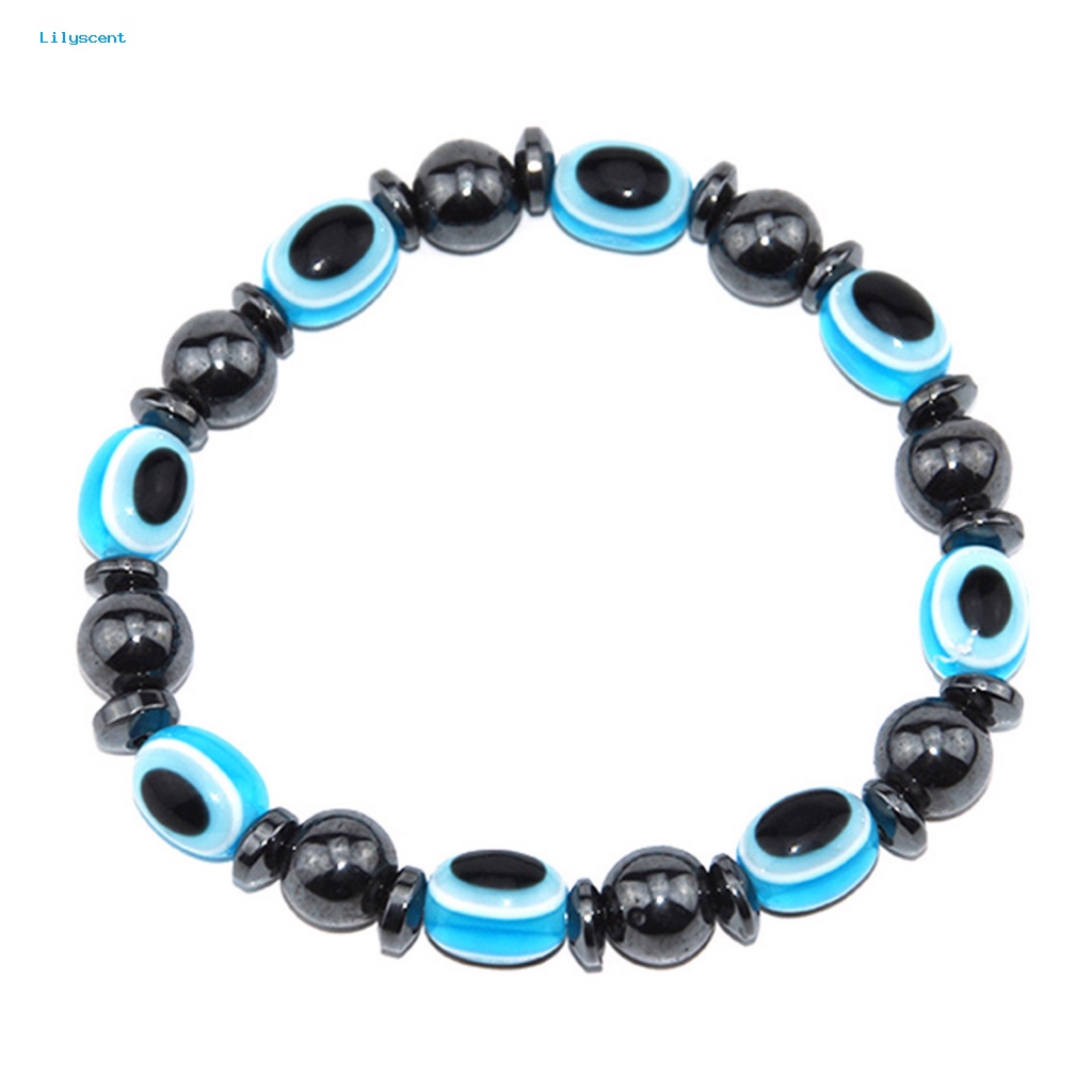 Lilyscent Hematite Stretch Bangle for Club Magnetic Bracelet Magnetik