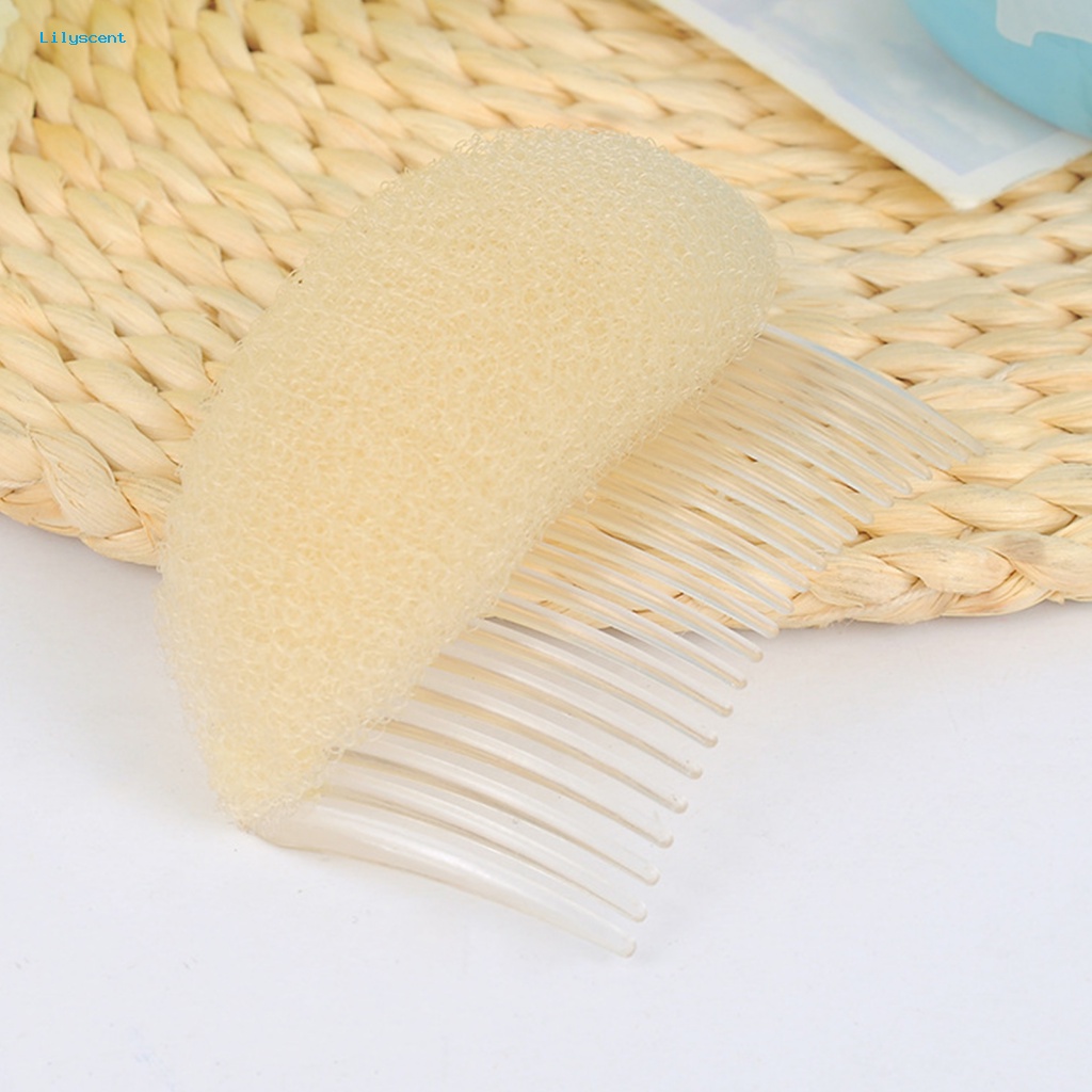 Lilyscent Pad Spons Rambut Ramah Lingkungan Untuk Acara Formal Bouffant Beehive Shaper Ringan