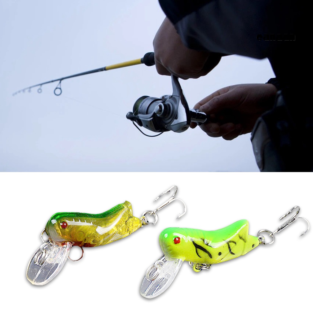 Cnn-5pcs 5-warna Umpan Belalang Belalang Buatan Bionic Bentuk Serangga Umpan Pancing Untuk Angling