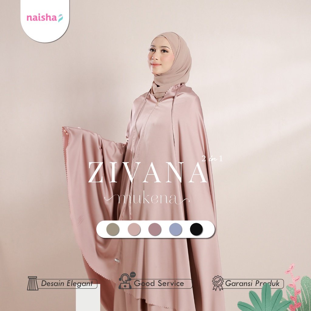NAISHA OFFICIAL - Zivana Mukenah | Mukena Silk Mewah