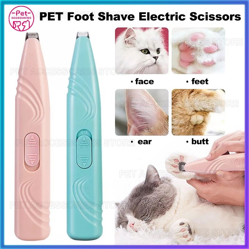 Pet Trimmer Paw Cukuran Paw Alat Cukur Bulu Elektrik Pet Mini Clipper Paw Cukuran Kucing Anjing