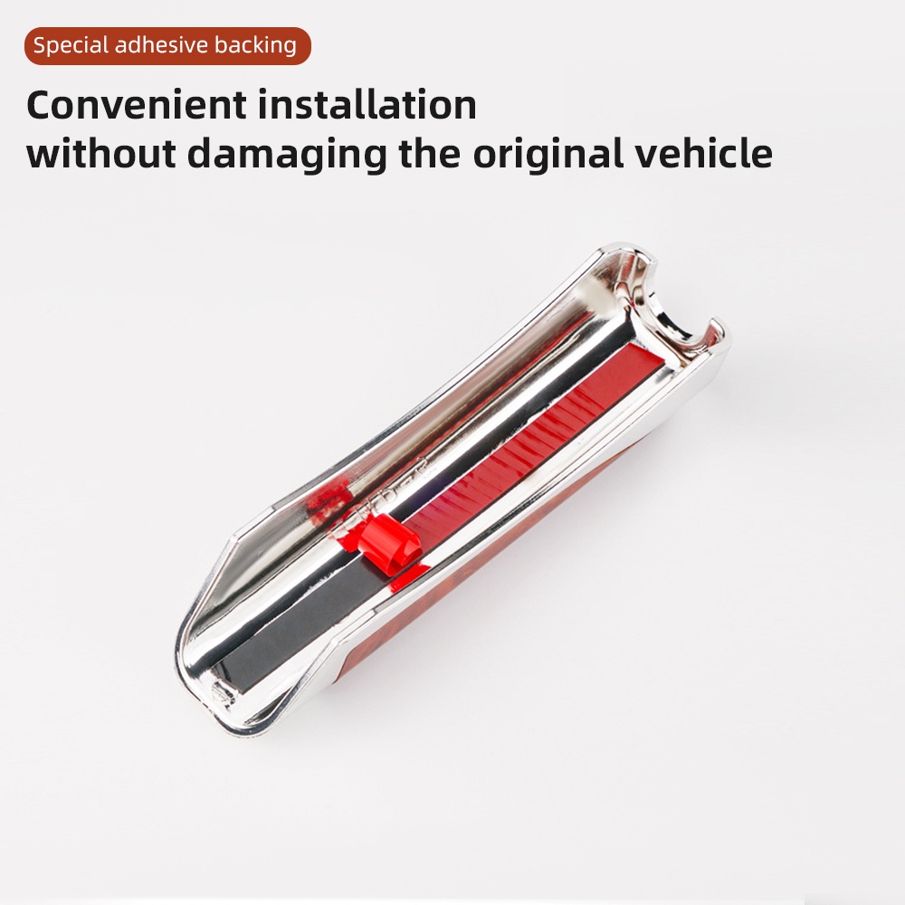 Modifikasi Otomatis Pelindung Gagang Rem Tangan Shell Mobil Gear Shift Kerah Dust Proof Dekoratif Case Tahan Aus E-Brake Handle Cover Universal Mobil Handbrake Sleeve