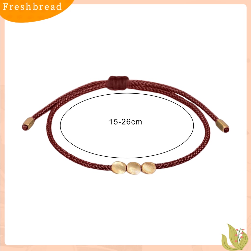 &lt; Freshbread &gt; Gelang Persahabatan Dengan Charms Adjustable Handmade Temperamen Hias Hias Aksesoris Unisex Handmade Braided Bracelet Untuk Kehidupan Sehari-Hari