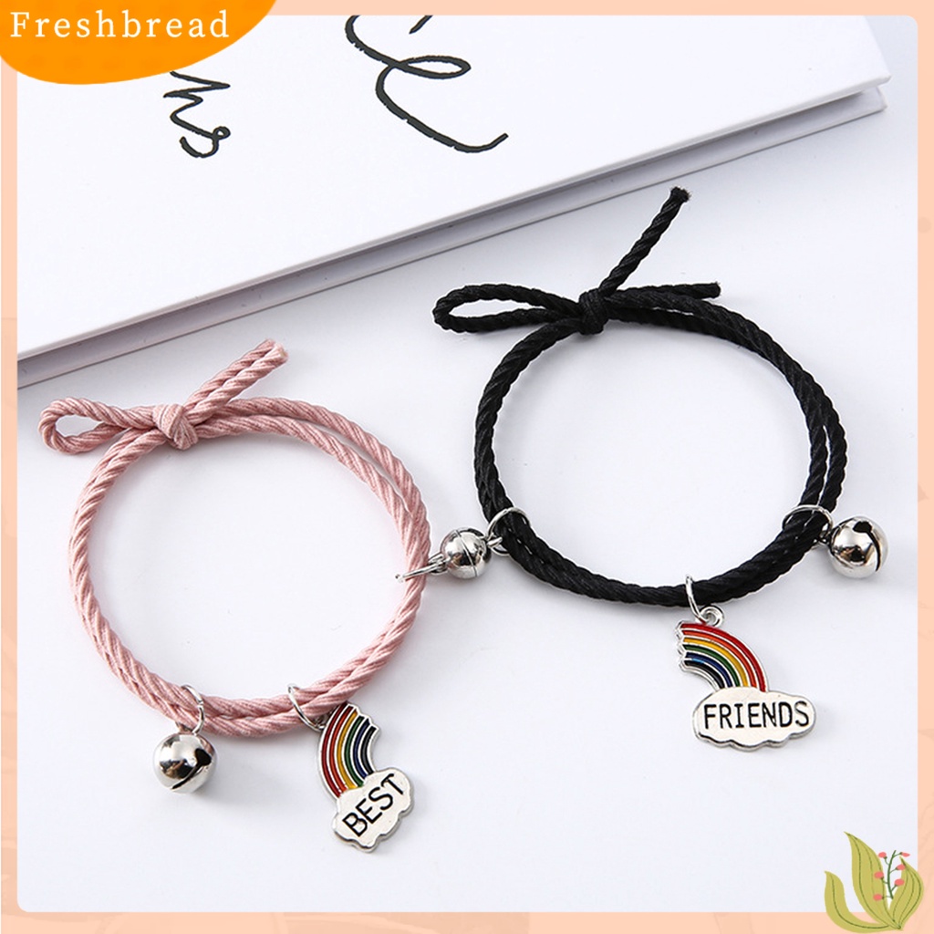 &lt; Freshbread &gt; 2Pcs Braided Bracelets Hand Made Adjustable Pengerjaan Halus Elastis Dinosaurus Dekorasi Hias Minimalis Pasangan ic Senada Gelang Aksesori Pakaian