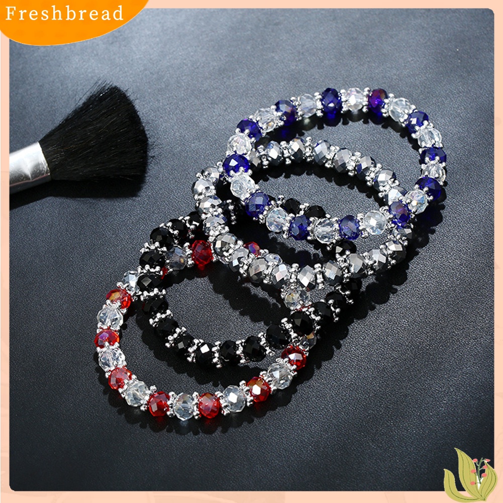 &lt; Freshbread &gt; Elegan Bead Wristband Gelang Bangle Wanita Perhiasan Hadiah Ulang Tahun Anniversary