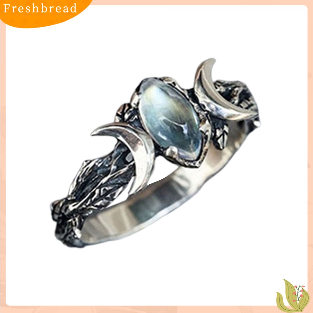 &lt; Freshbread &gt; Cincin Wanita Model Vintage Bohemia Berlian Imitasi Spesial Vintage Retro Untuk Ulang Tahun