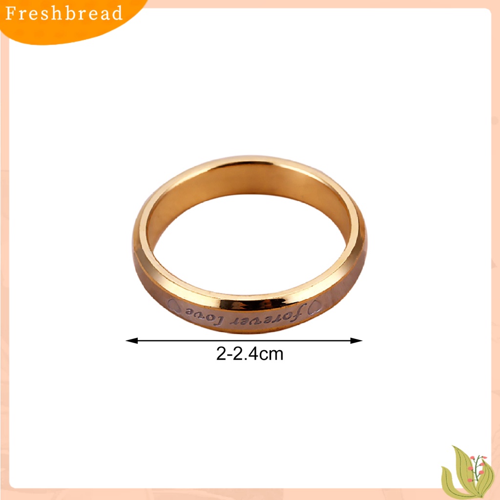 &lt; Freshbread &gt; Heart Ring Hias Nyaman Tidak Bau Pasangan Serasi Janji Cincin Untuk Hadiah Ulang Tahun