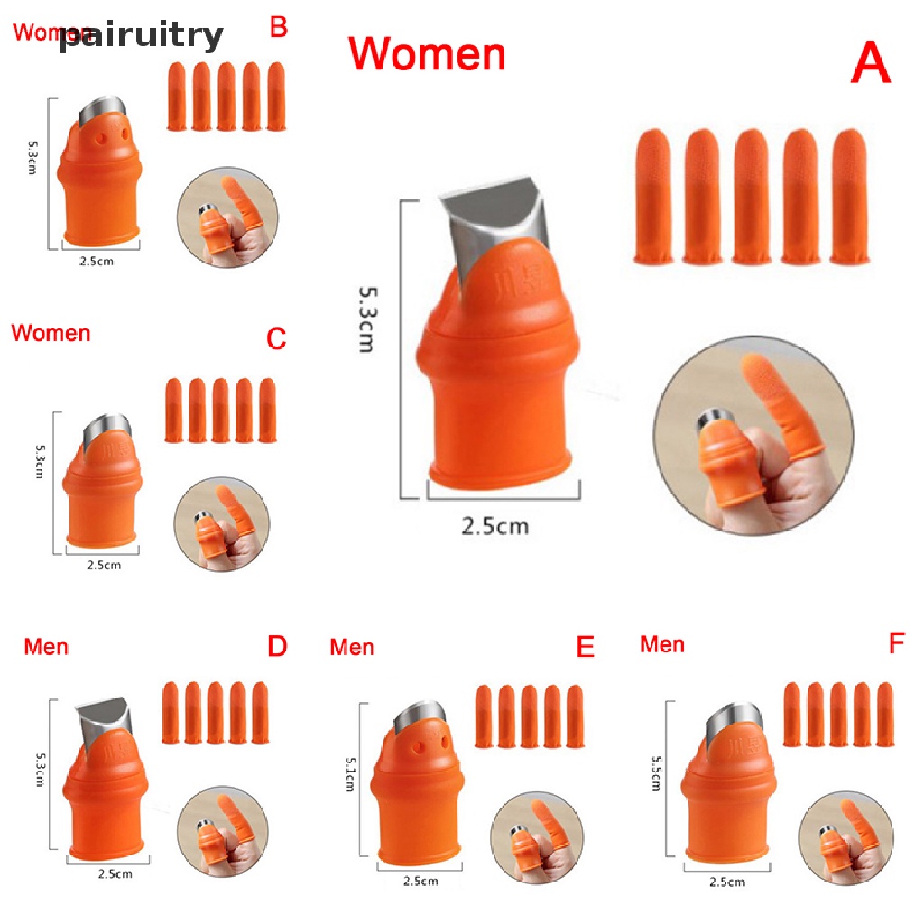 Prt Silikon Jempol Jari Cutg Tanaman Sayur Pisau Gunting Kebun Sarung Tangan PRT