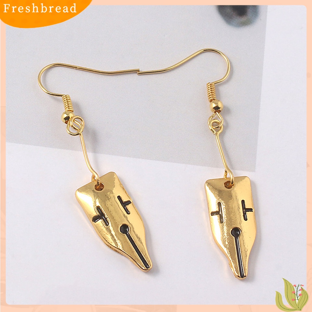 &lt; Freshbread &gt; Sederhana Wanita Bizarre Adventure Ear Stud Earclip Anime Anting Cosplay Perhiasan