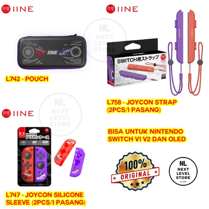 Pokemon Scarlet Violet Edition IINE Nintendo Switch Accessories