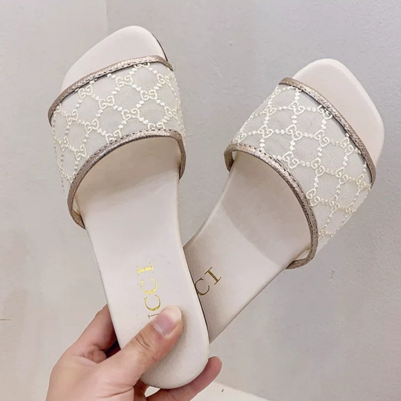 COD BAYAR DITEMPAT!!! 1028 Sandal Wanita Import Mesh / SANDAL SENDAL SLIP IMPOR