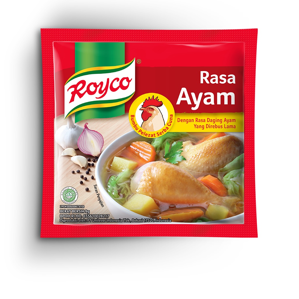 

Royco Ayam Bumbu Kaldu 1 Renceng 12 Pcs