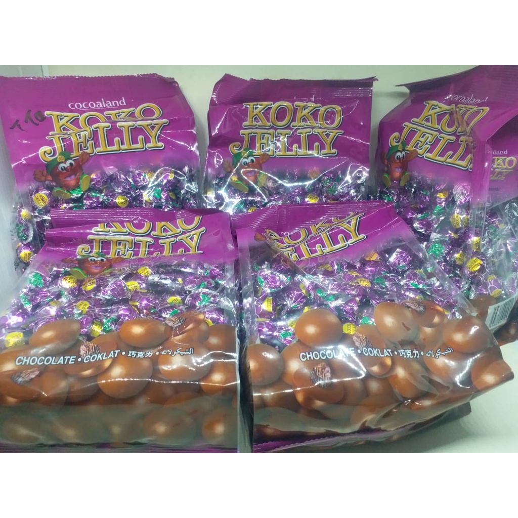 

koko jelly kismis produk Original malaysia isi 750 Gram Chocolate Cocoaland camilan Idul Fitri