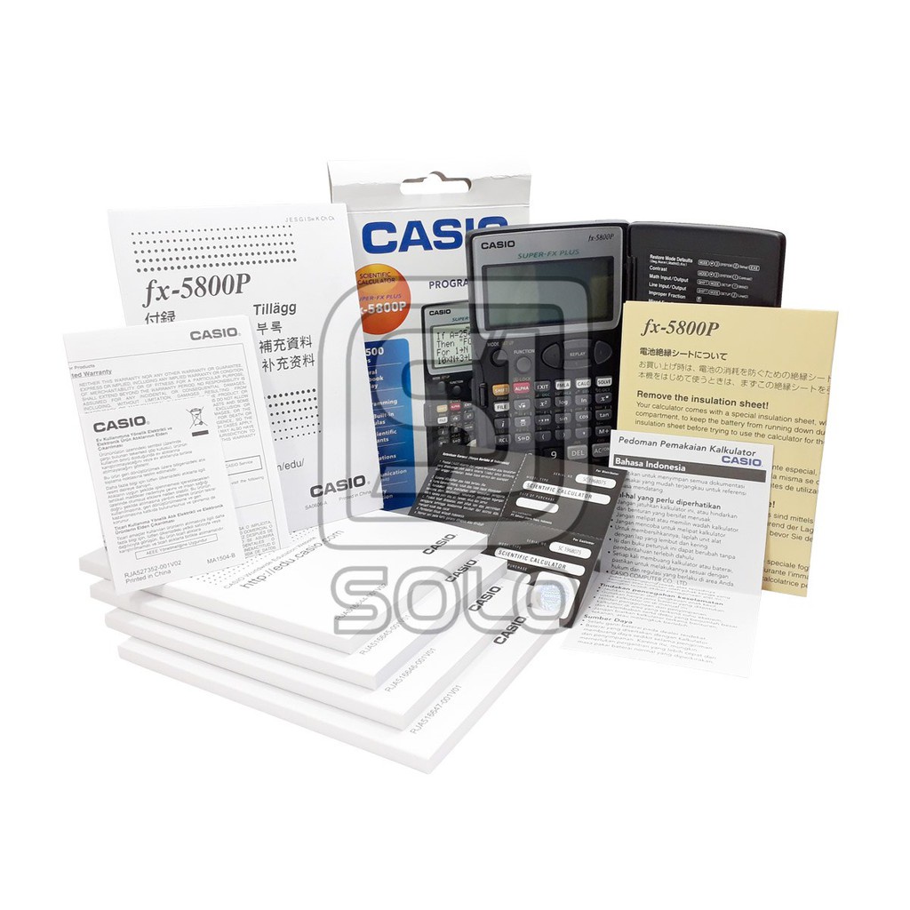 

Kalkulator Casio FX-5800 P Scientific Calculator FX-5800P Original