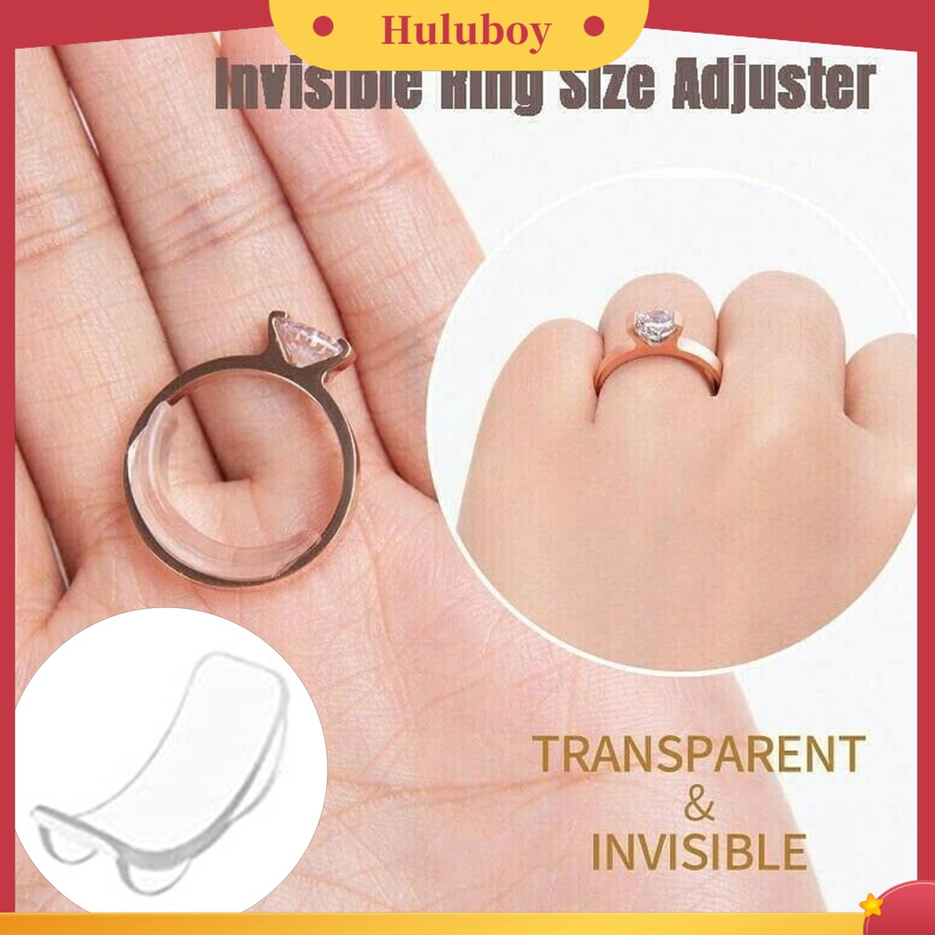 {Ready Stock} 8Pcs TPU Transparan Ukuran Cincin Pengecil Adjuster Perhiasan Penjaga Tak Terlihat Re-sizer