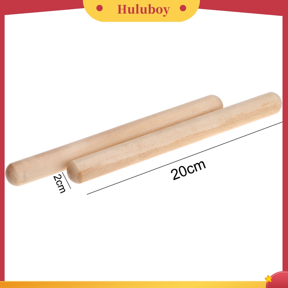 {In Stock} 1pasang Stik Irama Kepala Bulat Bahan Kayu Untuk Instrumen Perkusi Mainan Musik Anak-Anak