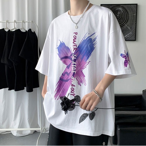 SUMMER 2023 GHOST FACE PRINTED SHORT SLEEVE T-SHIRT