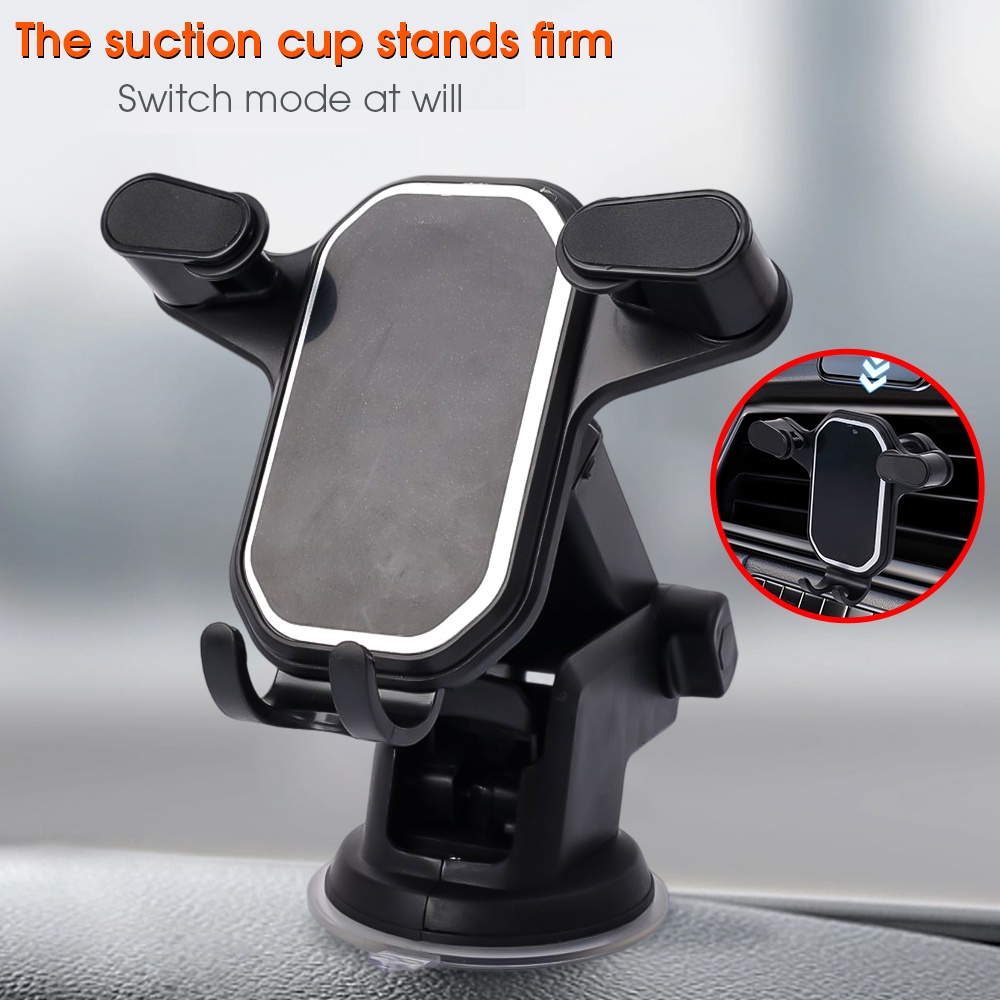 Z-10 Series Suction Cup Retractable Car Phone Bracket Dengan Kait Stroage/Panel Instrumen Air Outlet Navigator Holder/2In1 Double Hook Car Phone Holder/Suku Cadang Mobil