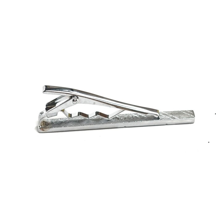 Houseofcuff Pin Tie Jepit Dasi Slim Silver A22