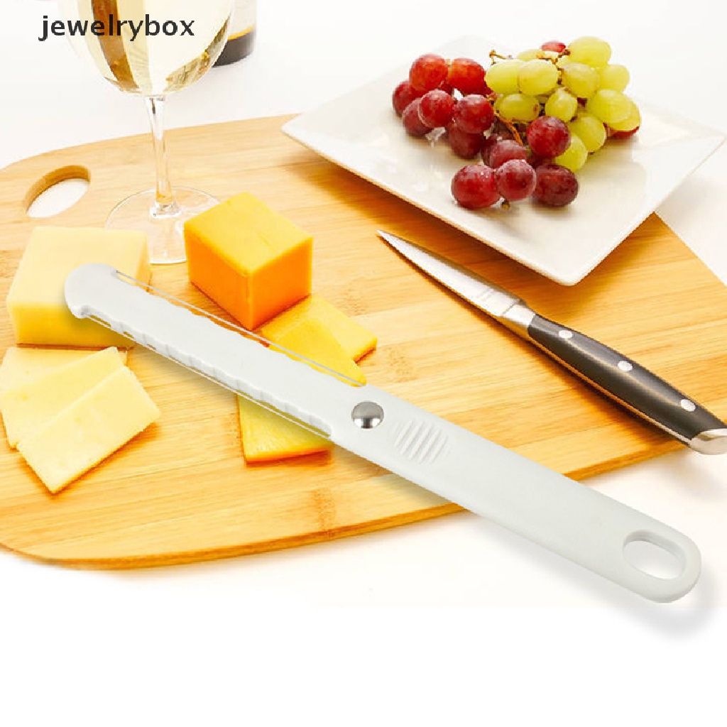 [jewelrybox] 1pc Cheese Slicer Butter Peeler Cutter Kawat Soft Handle Plastik Keju Slicer Butik