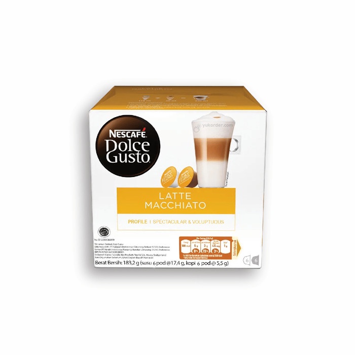 

[Ready Stock-Terjangkau] Nescafe Dolce Gusto LATTE MACCHIATO - exp 26 Apr 2023