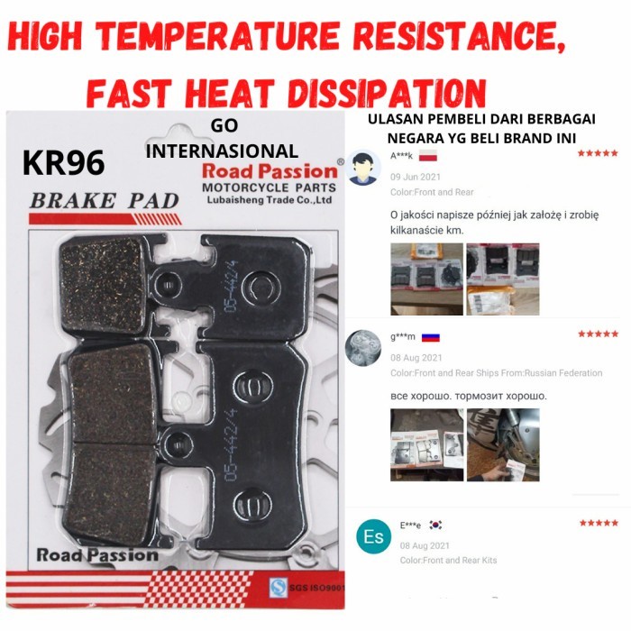 Kampas Rem Yamaha YZFR1 YZF-R1 YZF R1 2007 - 2014 ORIGINAL OEM