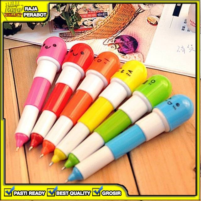 

[RPB] PULPEN PENA KAPSUL VITAMIN TABLET BOLLPOINT OBAT KAPSUL ALAT TULIS UNIK