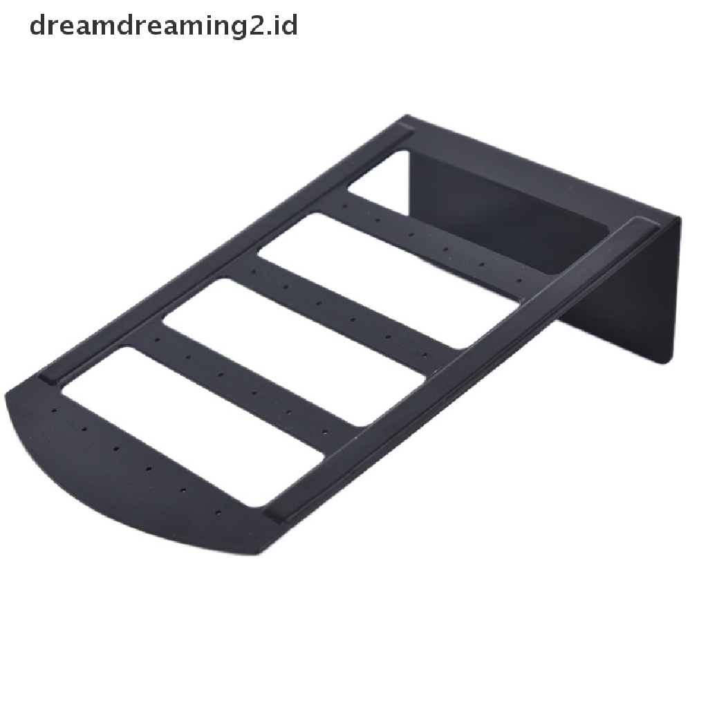 (hot) 24 /48/72Lubang Tempat Organizer Perhiasan Stand Plastik Anting Display Show Case//