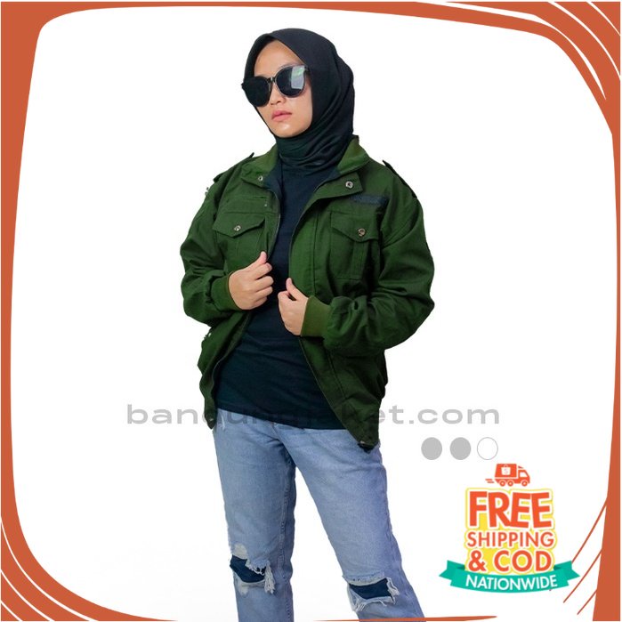 PROMO BIG SIZE JAKET BOMBER JUMBO/ ELEGANT BOMBER ARMY || JAKET BOMBER PRIA II JAKET PILOT II Sz M-X